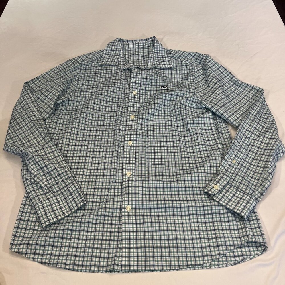 Vineyard Vines Classic Fit Whale Shirt Size Medium